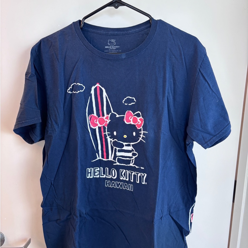 Hello Kitty Navy Blue Surfing Tee